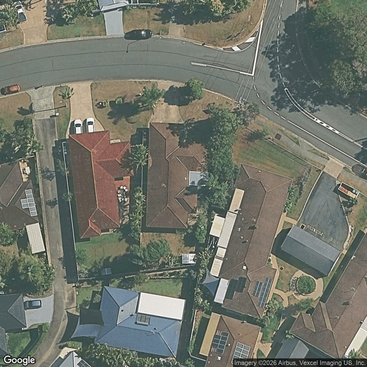 Aerial view of 2 Whitehead Drive, Burleigh Waters QLD 4220