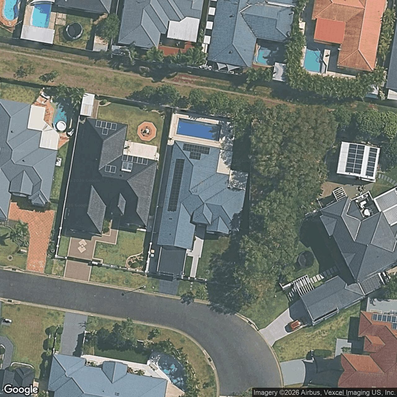 Aerial view of 40 Tropicana Circuit, Burleigh Waters QLD 4220