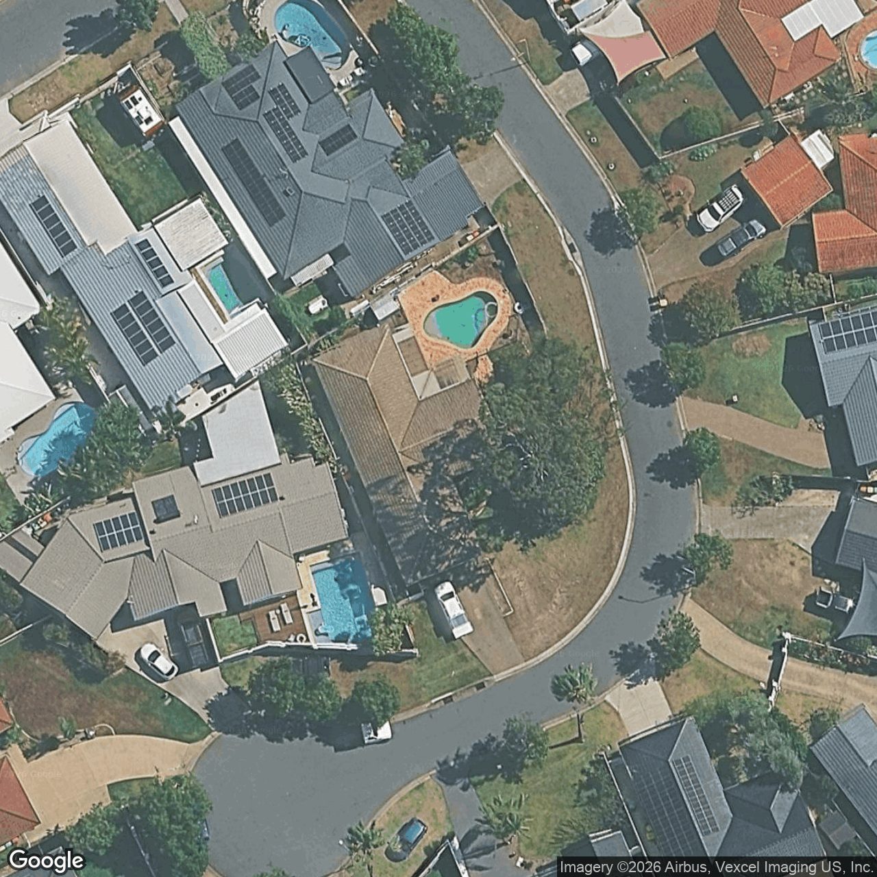 Aerial view of 3 Swift Place, Burleigh Waters QLD 4220