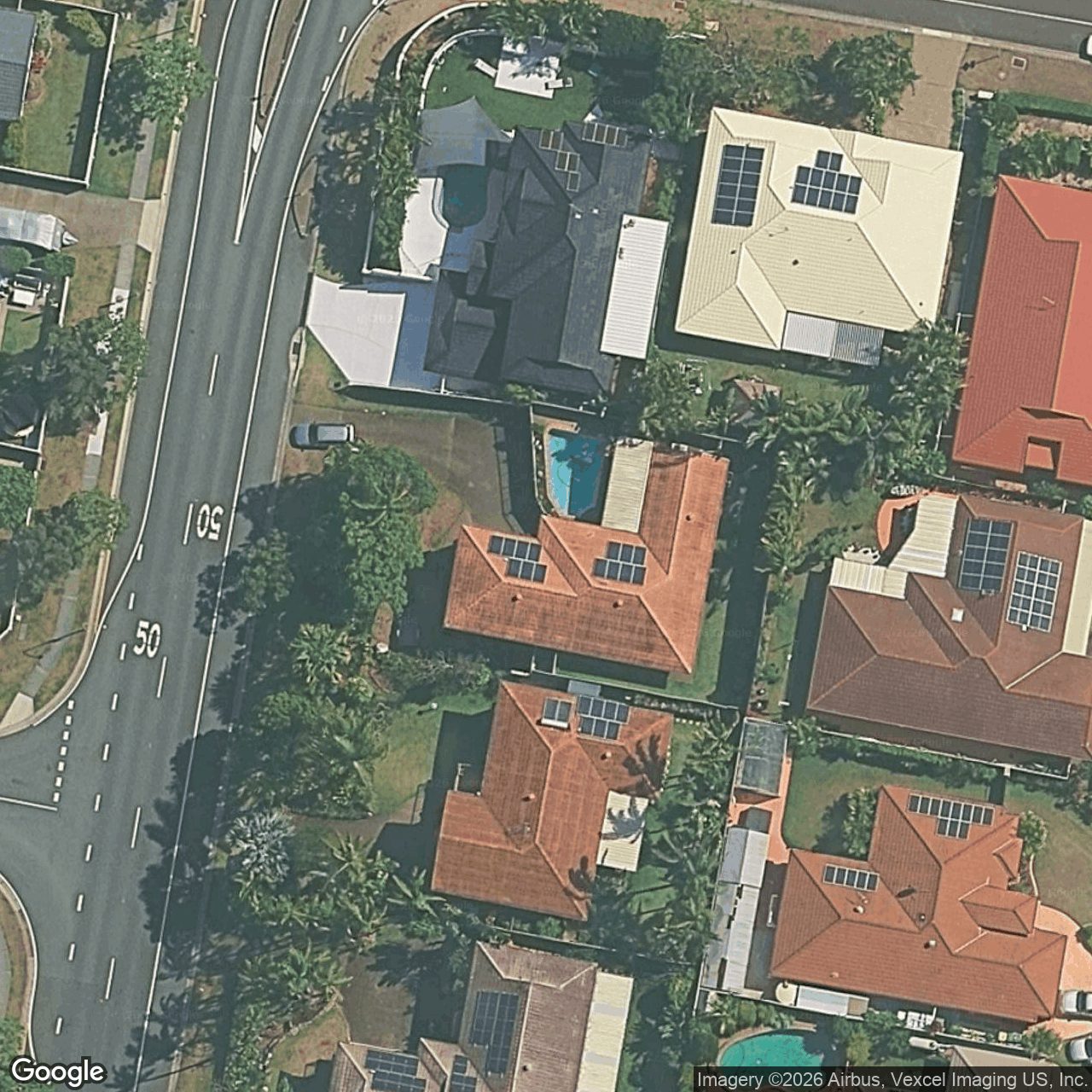 Aerial view of 99 Mattocks Road, Burleigh Waters QLD 4220