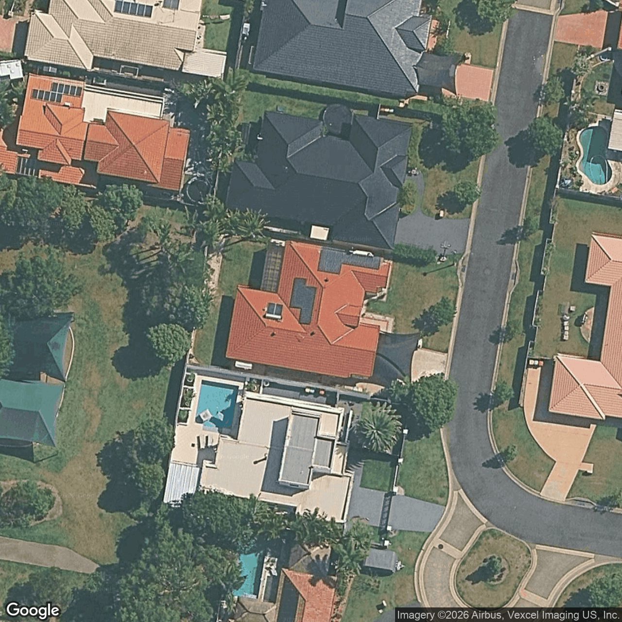 Aerial view of 28 Shoalwater Court, Burleigh Waters QLD 4220