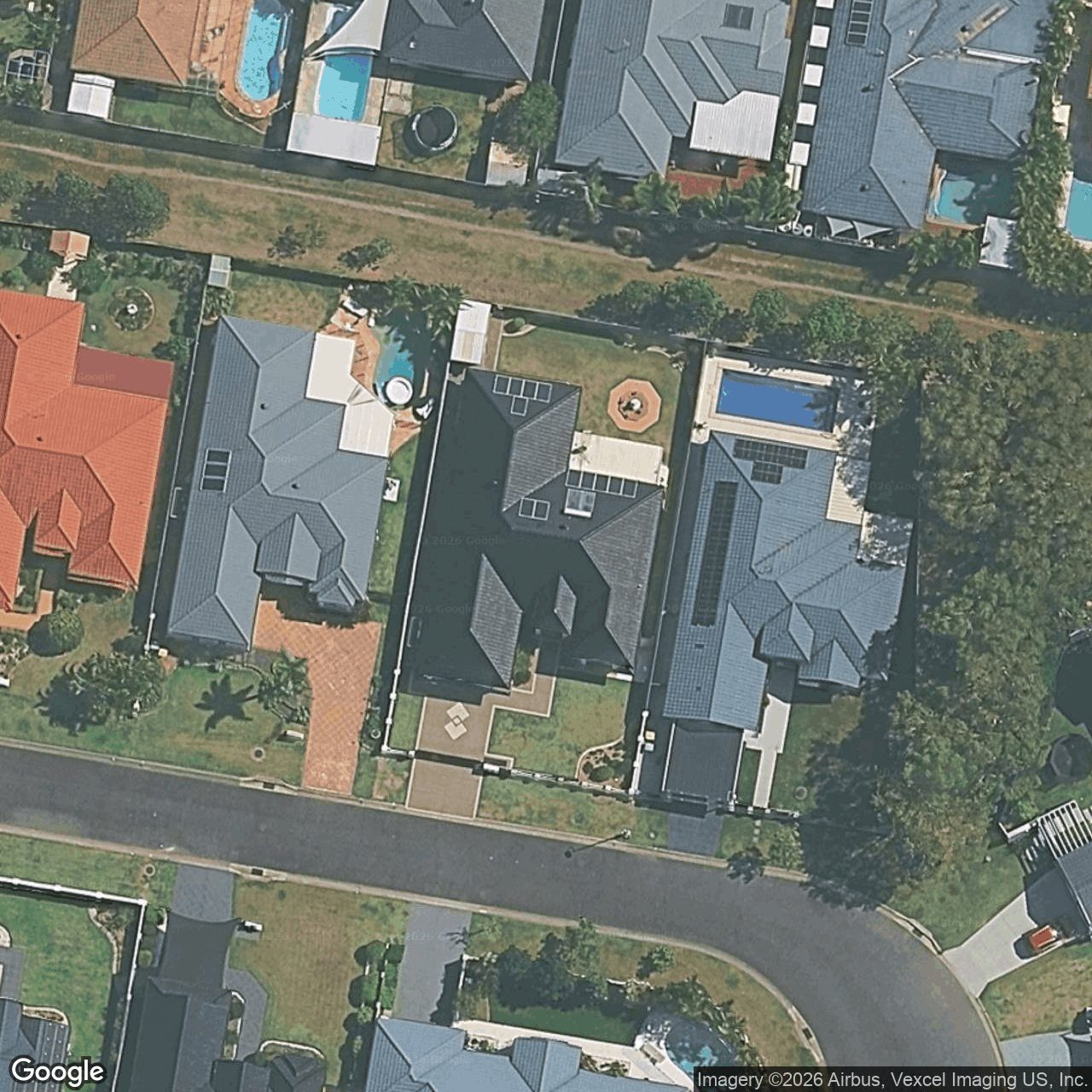 Aerial view of 38 Tropicana Circuit, Burleigh Waters QLD 4220
