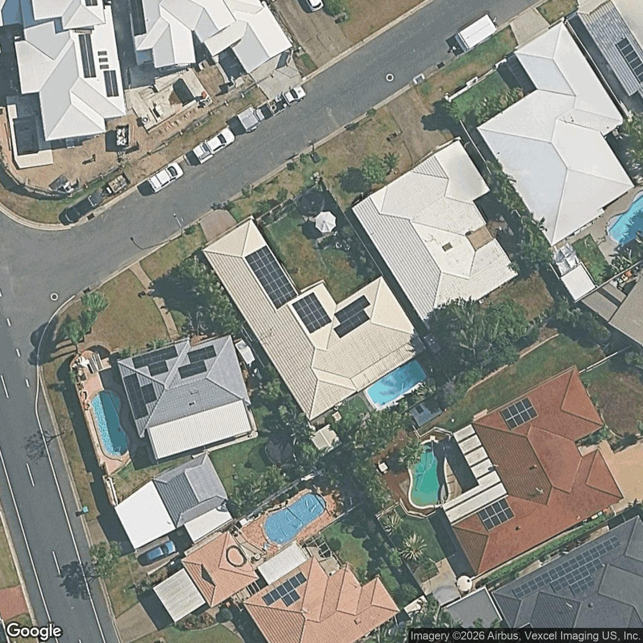 Aerial view of 14 Cuckoo Crescent, Burleigh Waters QLD 4220