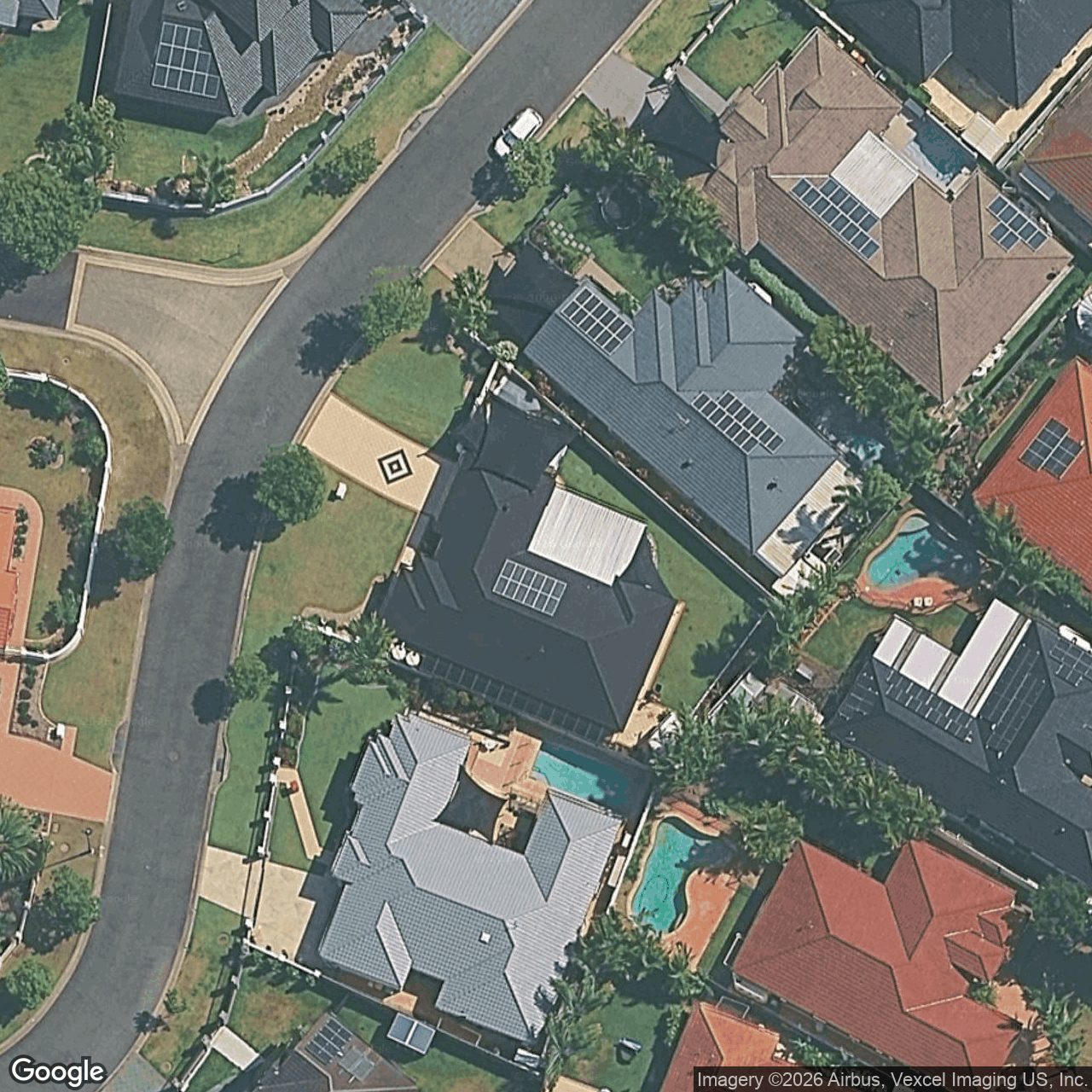 Aerial view of 8 Shoalwater Court, Burleigh Waters QLD 4220