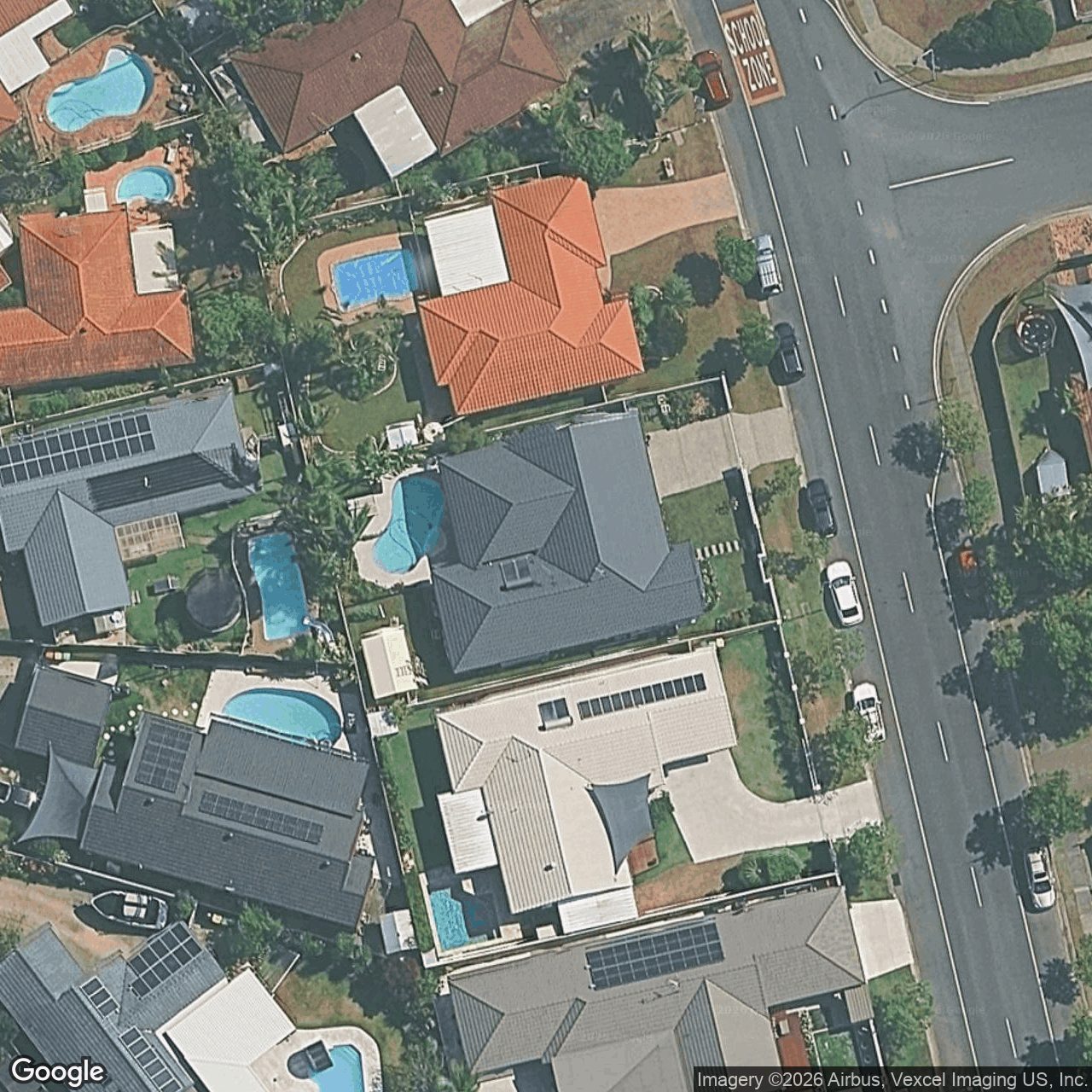 Aerial view of 19 Whistler Drive, Burleigh Waters QLD 4220
