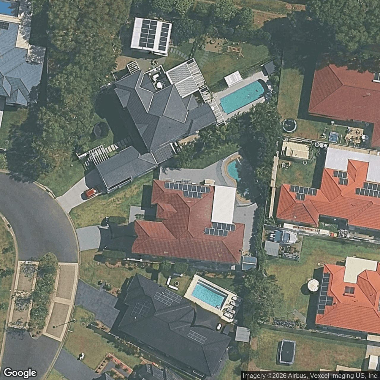 Aerial view of 44 Tropicana Circuit, Burleigh Waters QLD 4220