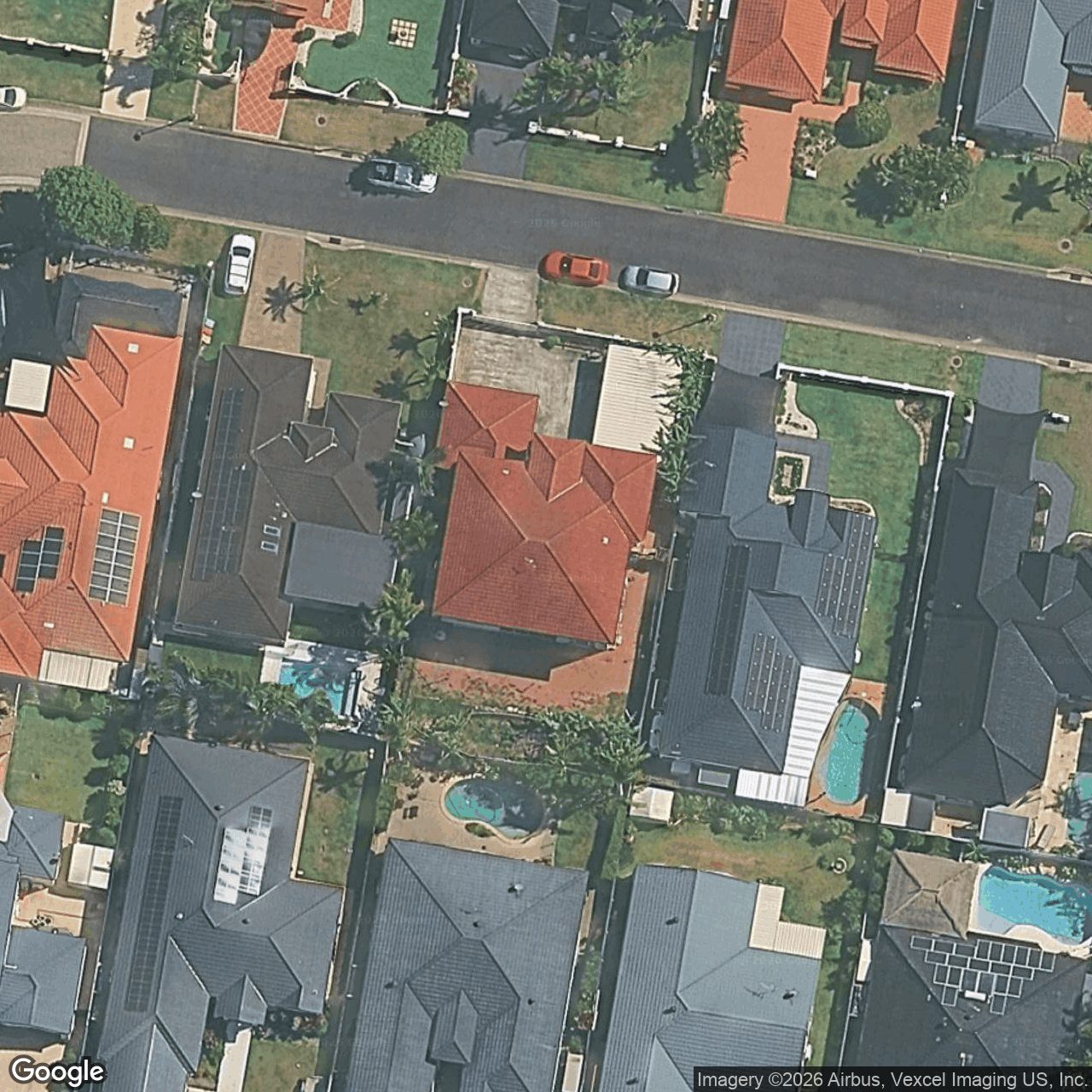 Aerial view of 17 Tropicana Circuit, Burleigh Waters QLD 4220