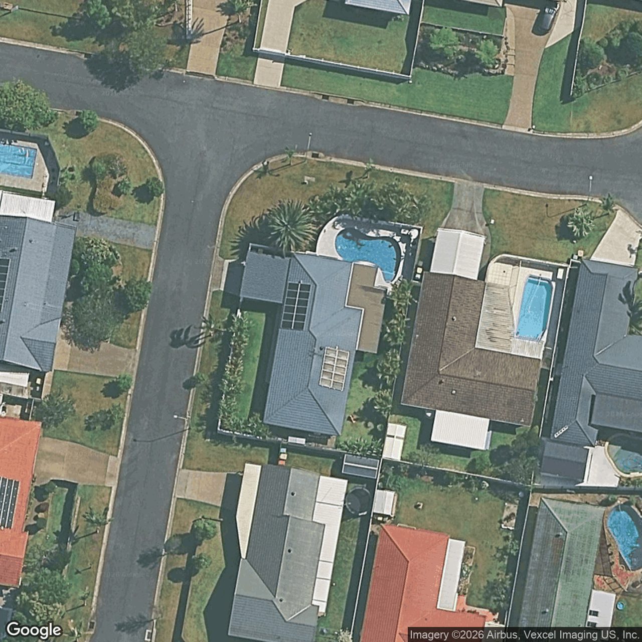 Aerial view of 3 Oakland Court, Burleigh Waters QLD 4220