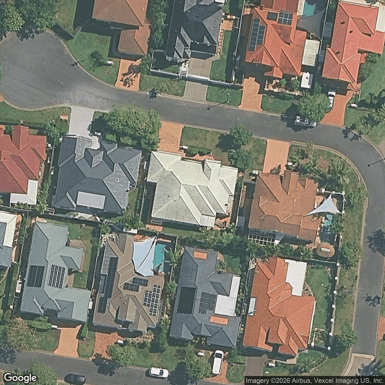 Aerial view of 18 Schooner Court, Burleigh Waters QLD 4220