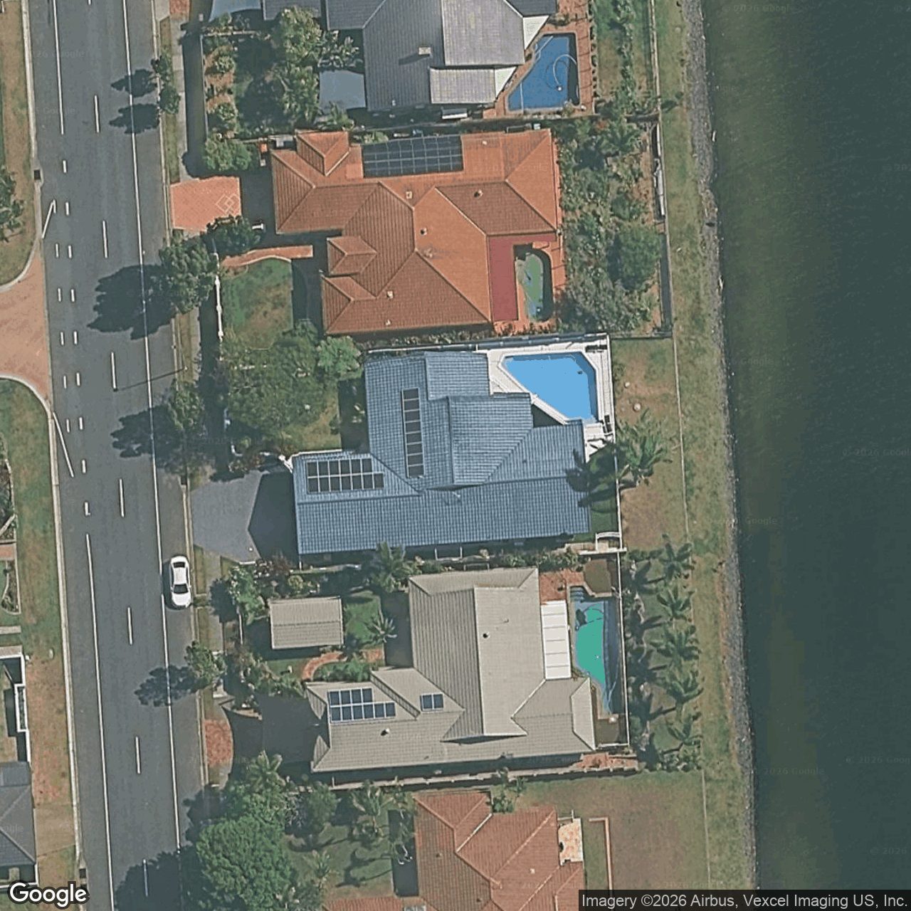 Aerial view of 74 Dunlin Drive, Burleigh Waters QLD 4220