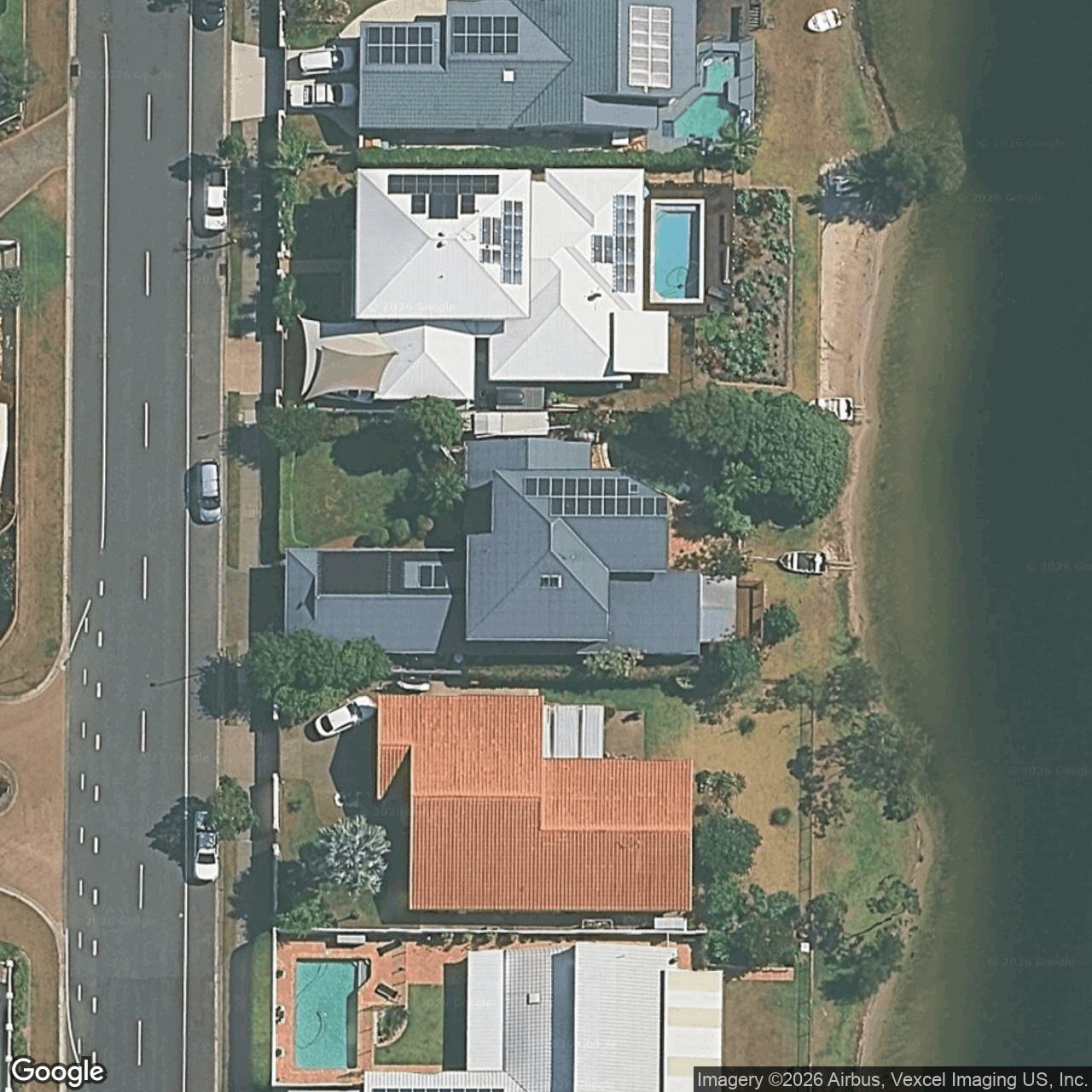 Aerial view of 100 Dunlin Drive, Burleigh Waters QLD 4220