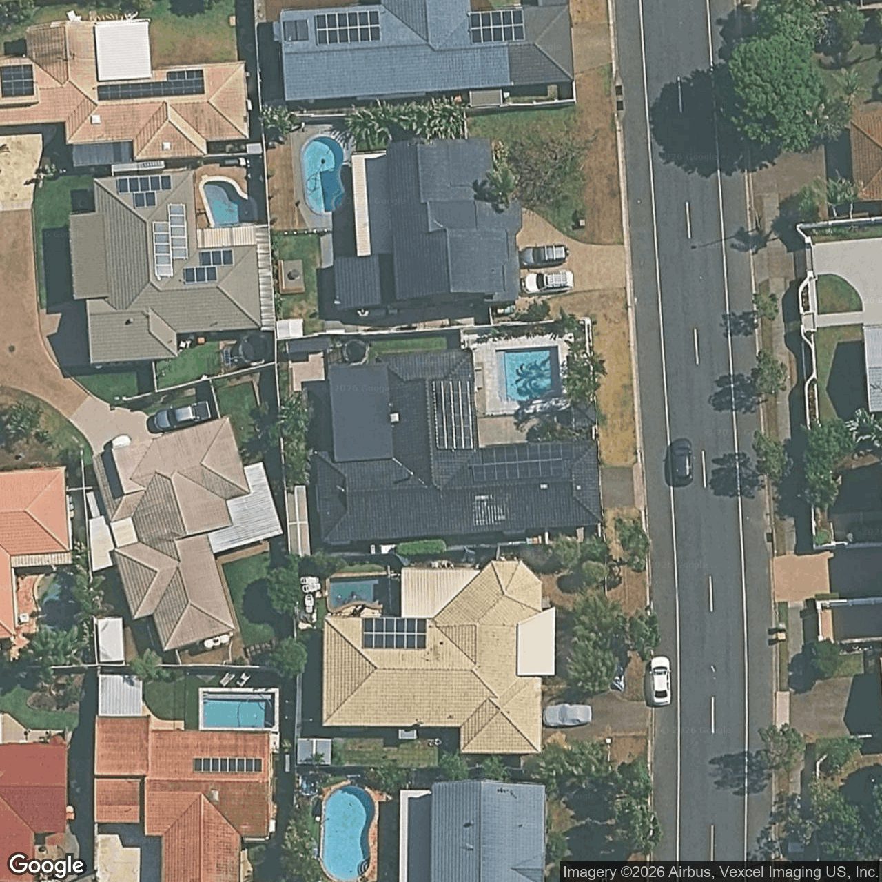 Aerial view of 61 Dunlin Drive, Burleigh Waters QLD 4220