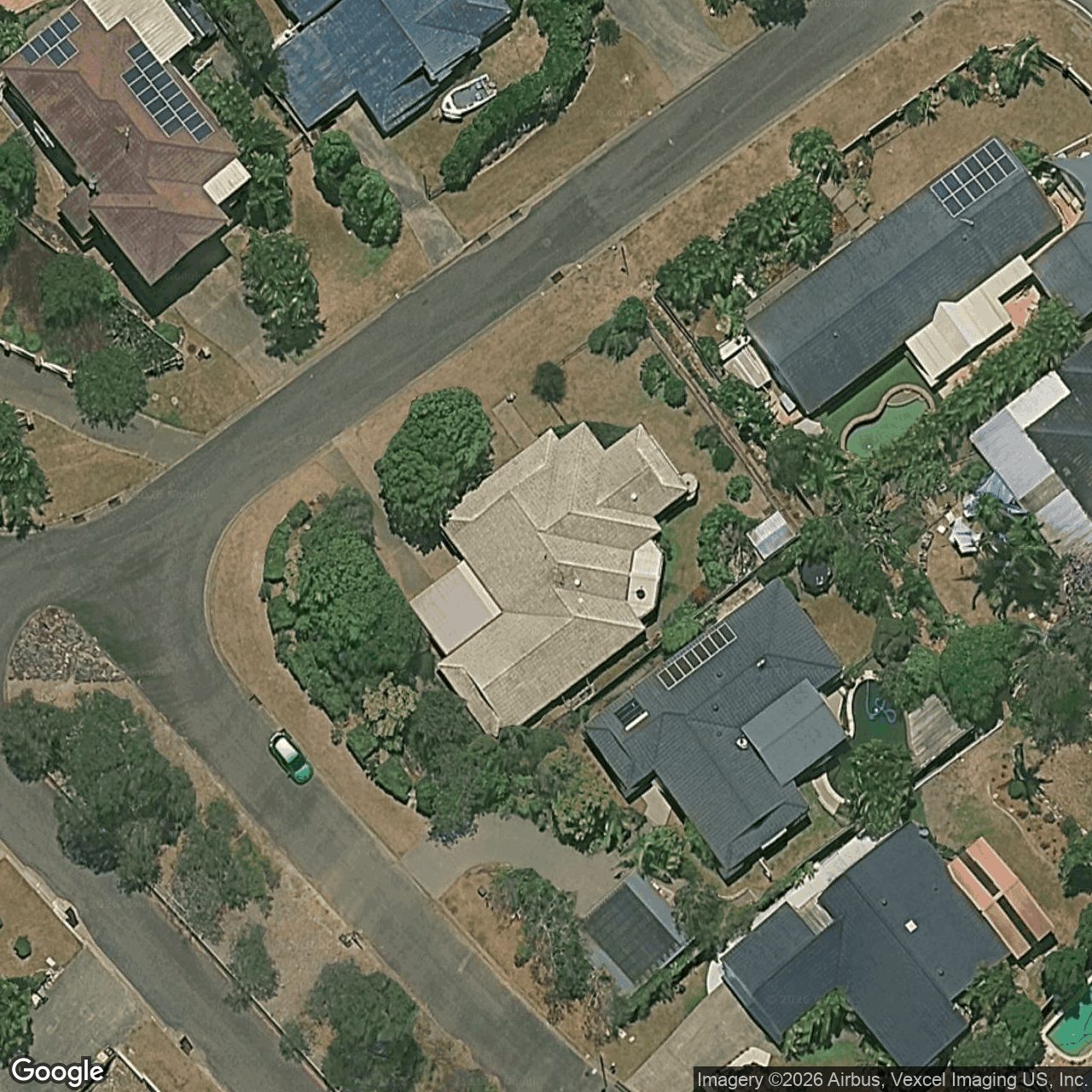 Aerial view of 4 Ryfield Road, Carrara QLD 4211