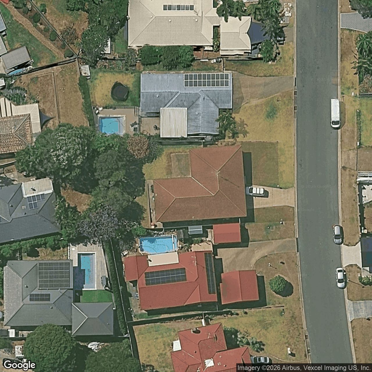 Aerial view of 7 Bradstone Road, Carrara QLD 4211