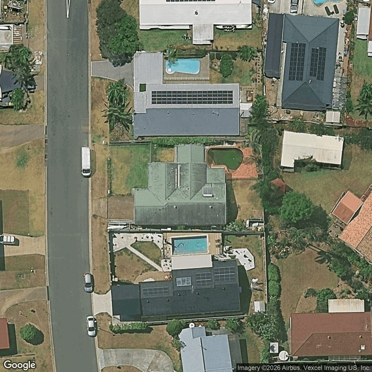 Aerial view of 6 Bradstone Road, Carrara QLD 4211