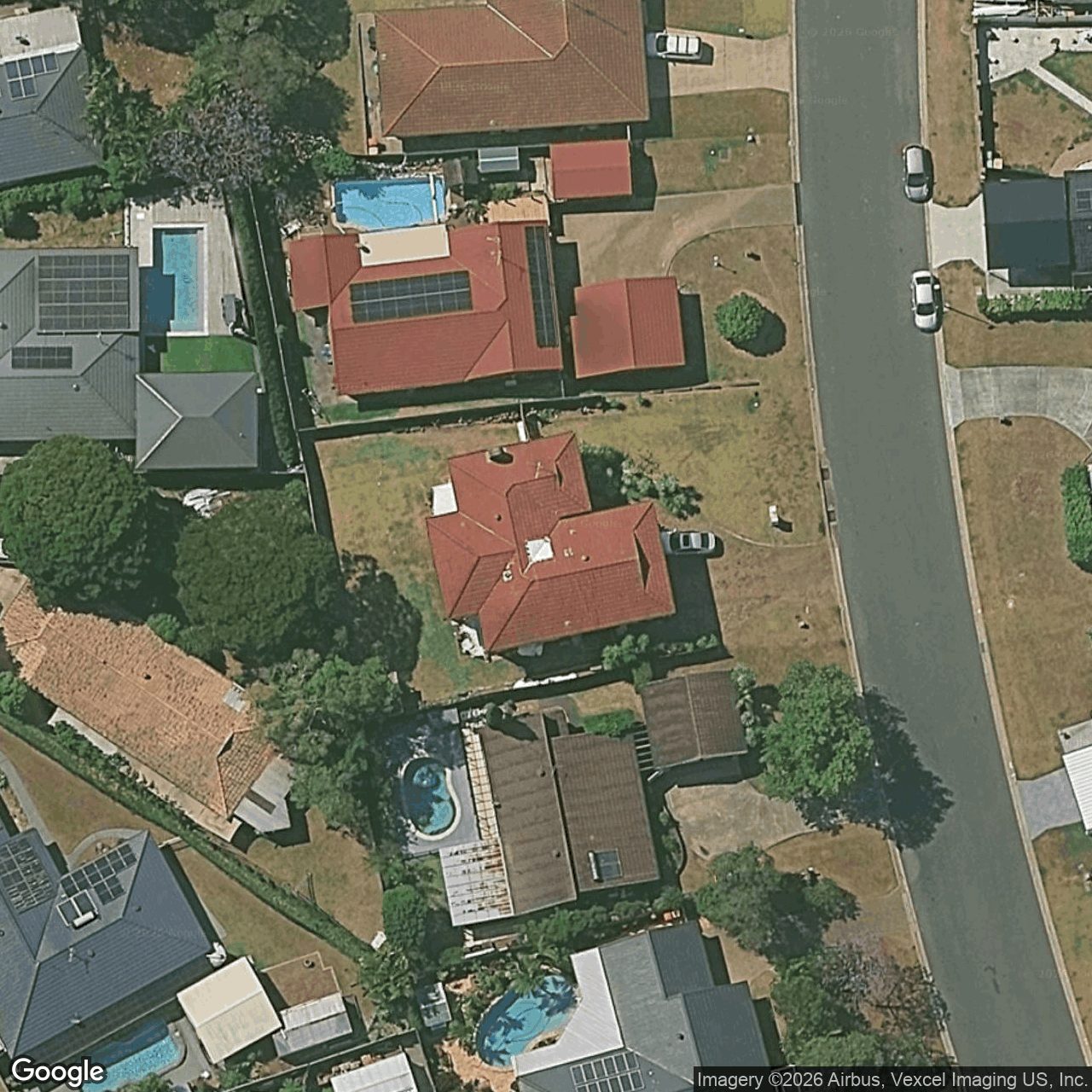Aerial view of 11 Bradstone Road, Carrara QLD 4211
