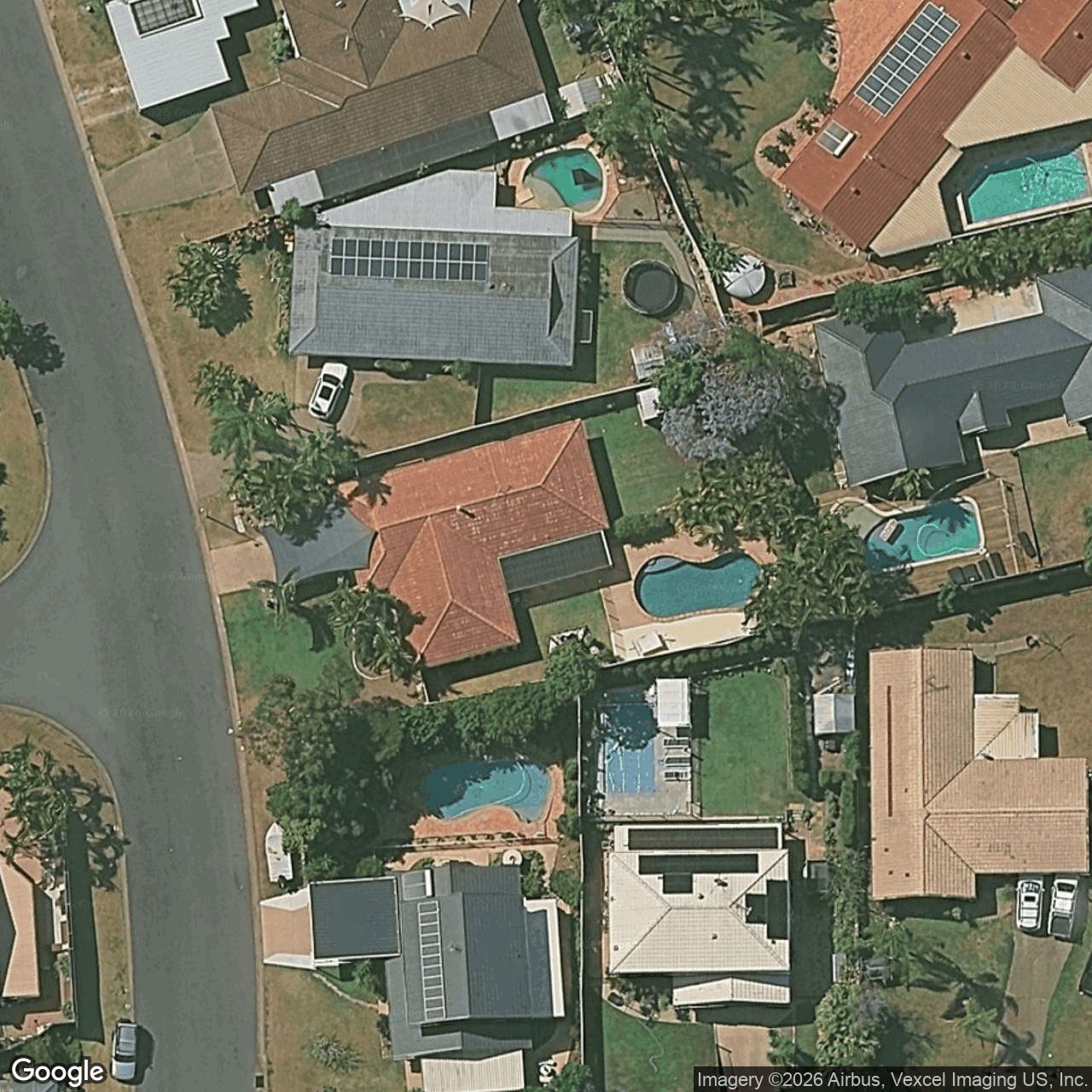 Aerial view of 22 Bradstone Road, Carrara QLD 4211