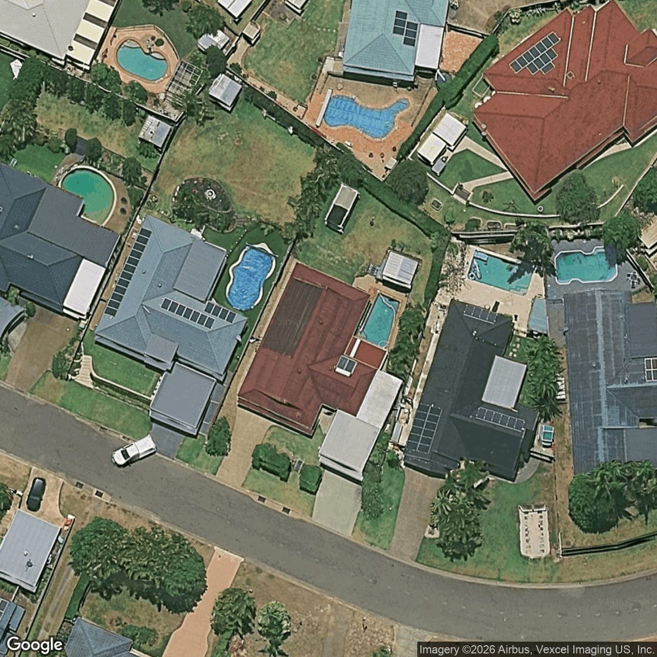 Aerial view of 8 Haddon Court, Carrara QLD 4211