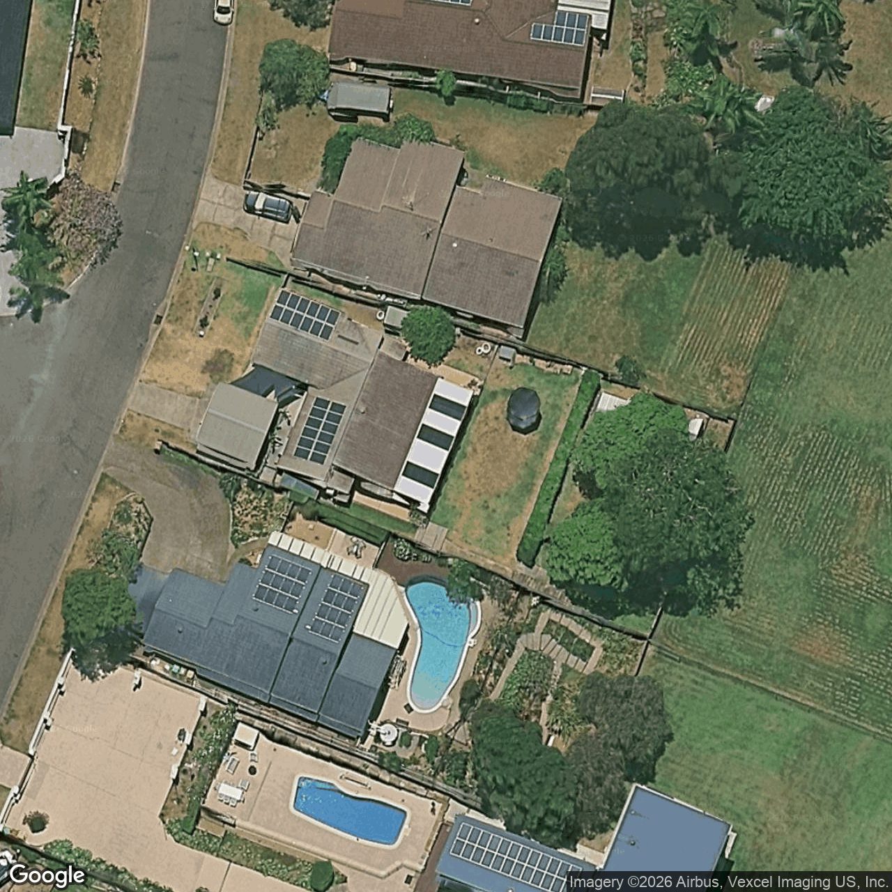 Aerial view of 25 Haddon Court, Carrara QLD 4211