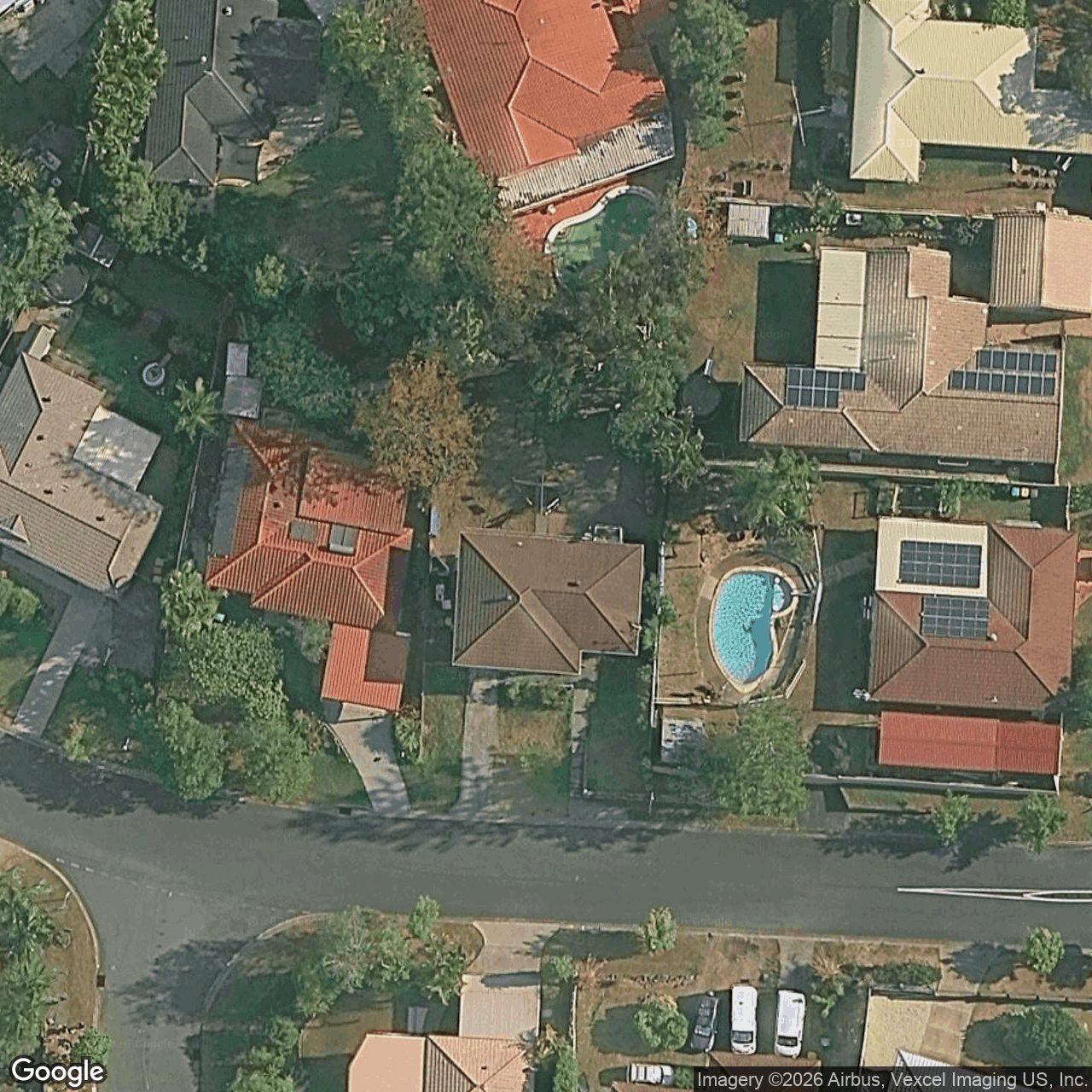 Aerial view of 3 Angaston Avenue, Carrara QLD 4211