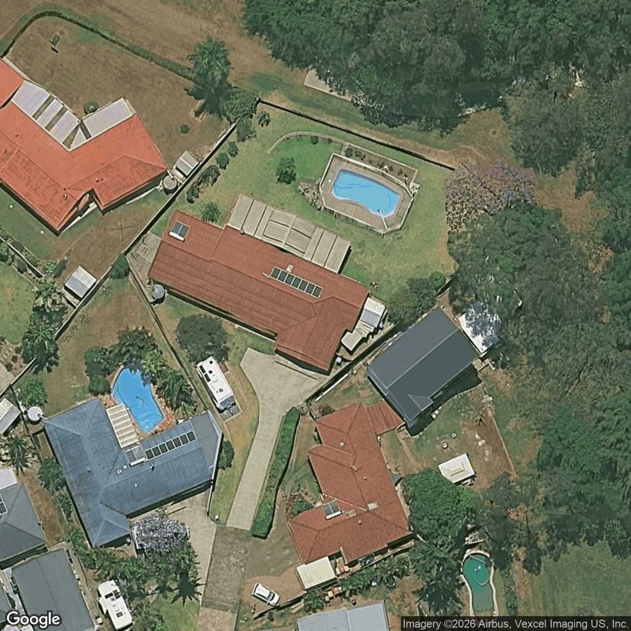 Aerial view of 26 Haddon Court, Carrara QLD 4211