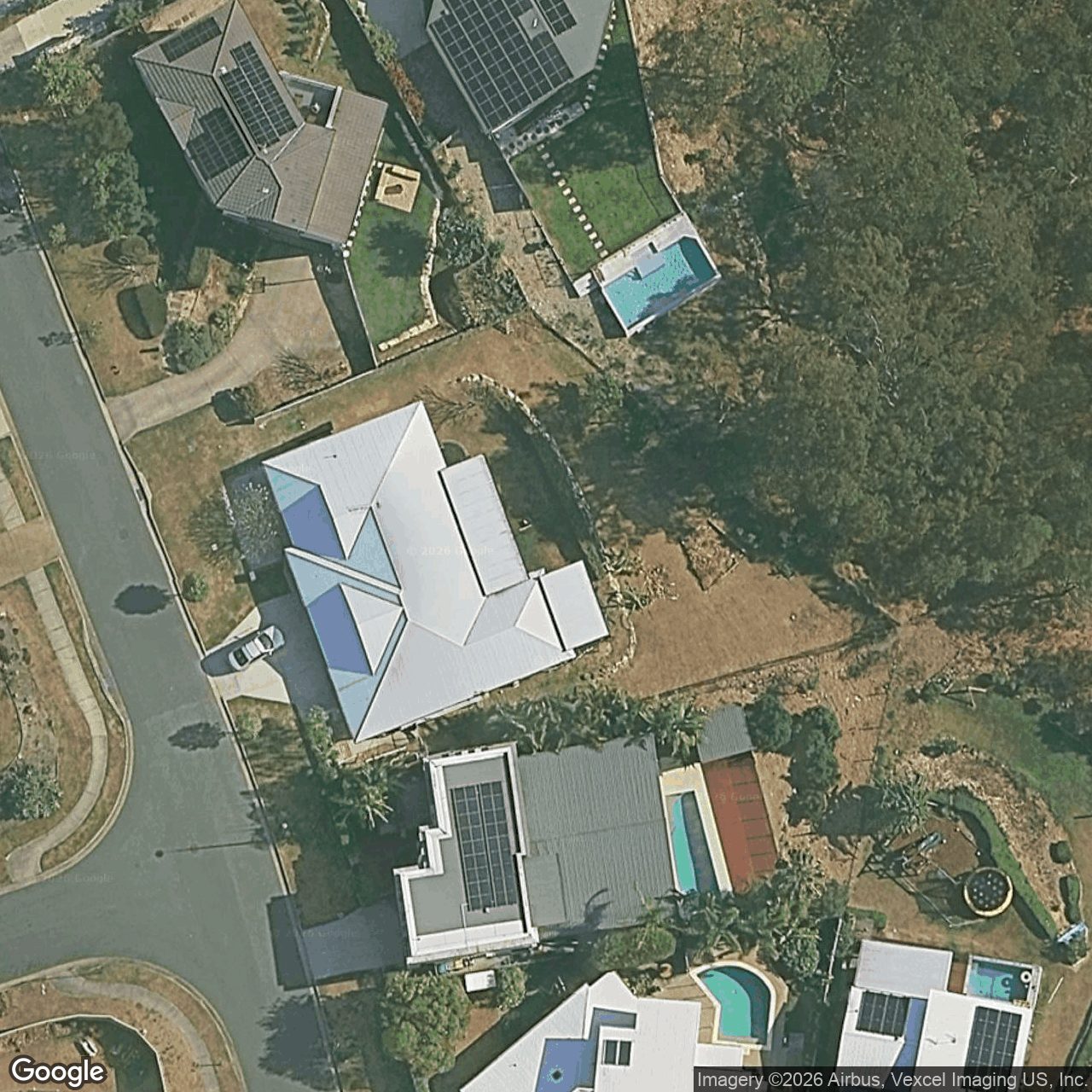 Aerial view of 13 John Francis Drive, Carrara QLD 4211