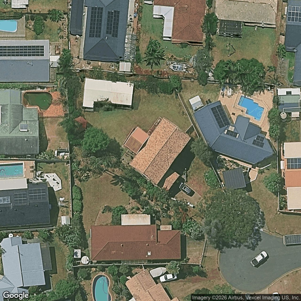 Aerial view of 5 Woodshire Court, Carrara QLD 4211