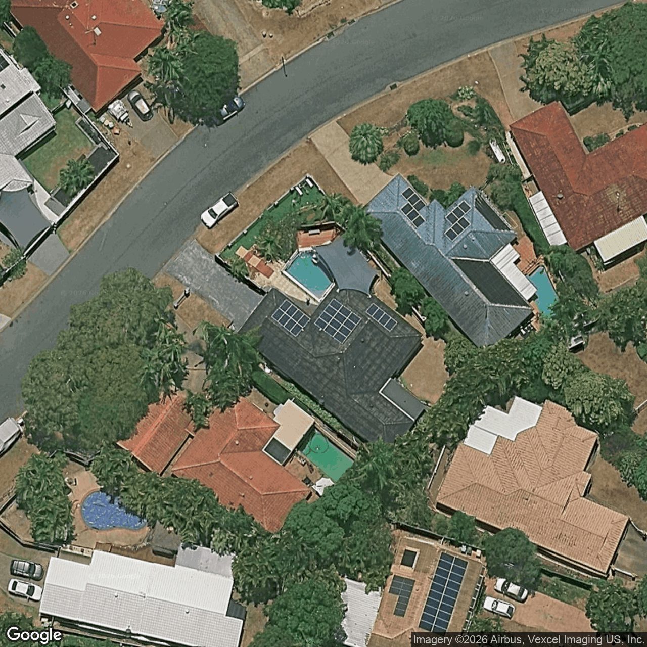 Aerial view of 10 Woolmere Street, Carrara QLD 4211