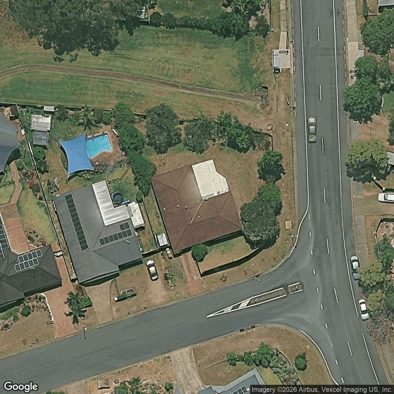 Aerial view of 1 Woolmere Street, Carrara QLD 4211