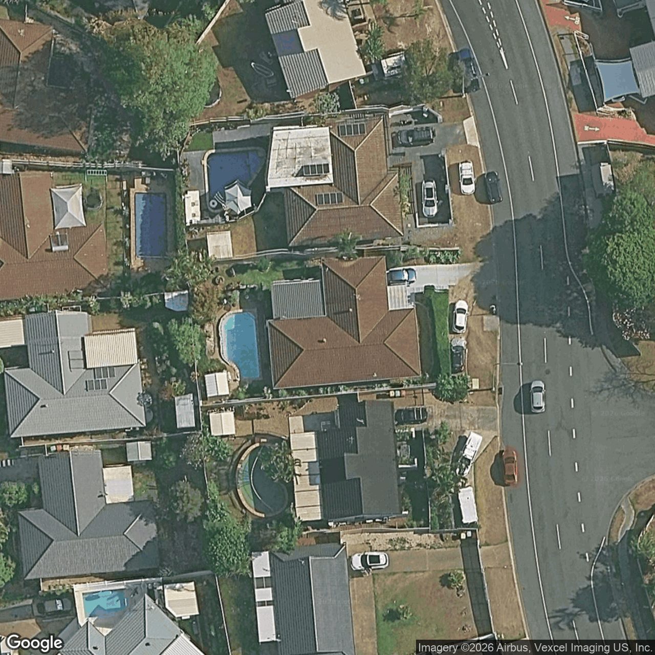 Aerial view of 116 Pappas Way, Carrara QLD 4211