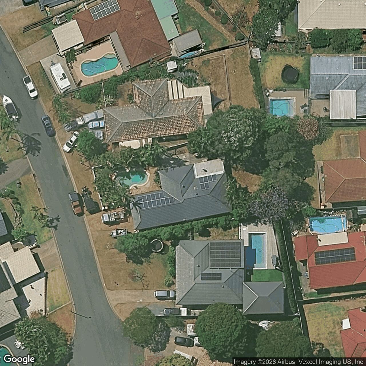 Aerial view of 12 Foxhill Court, Carrara QLD 4211