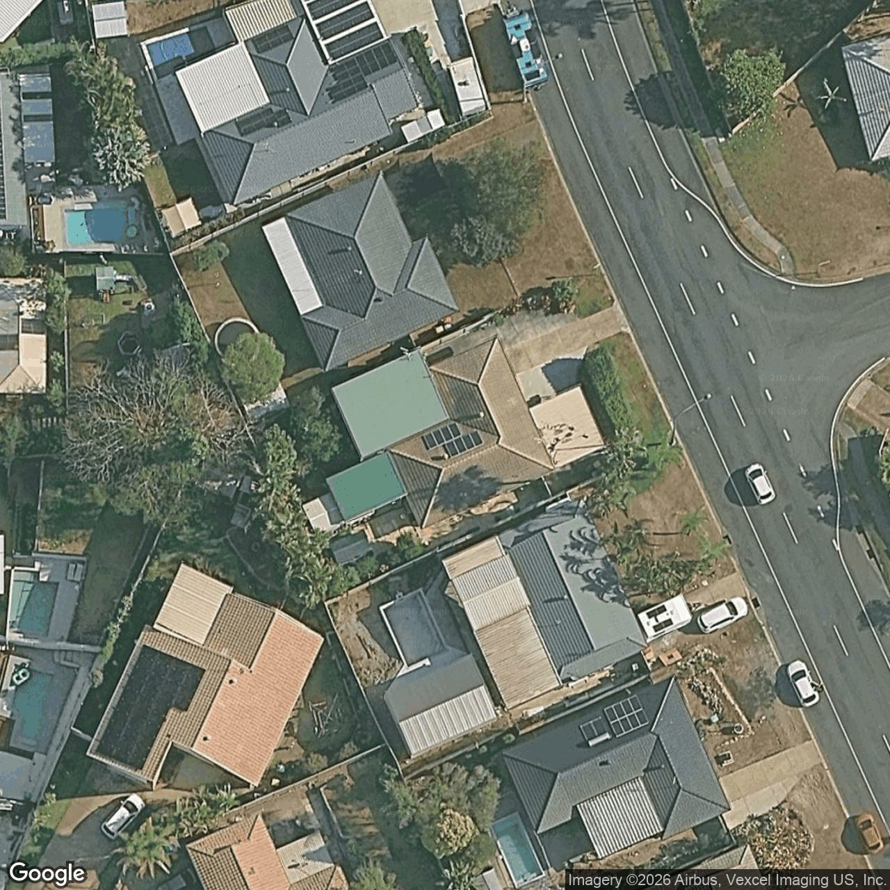 Aerial view of 106 Pappas Way, Carrara QLD 4211