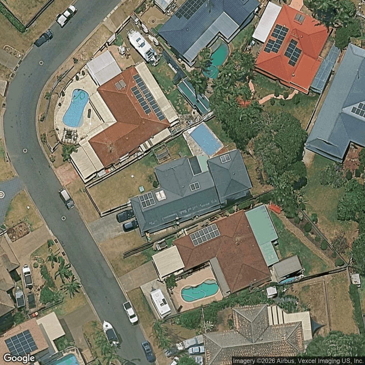 Aerial view of 6 Foxhill Court, Carrara QLD 4211