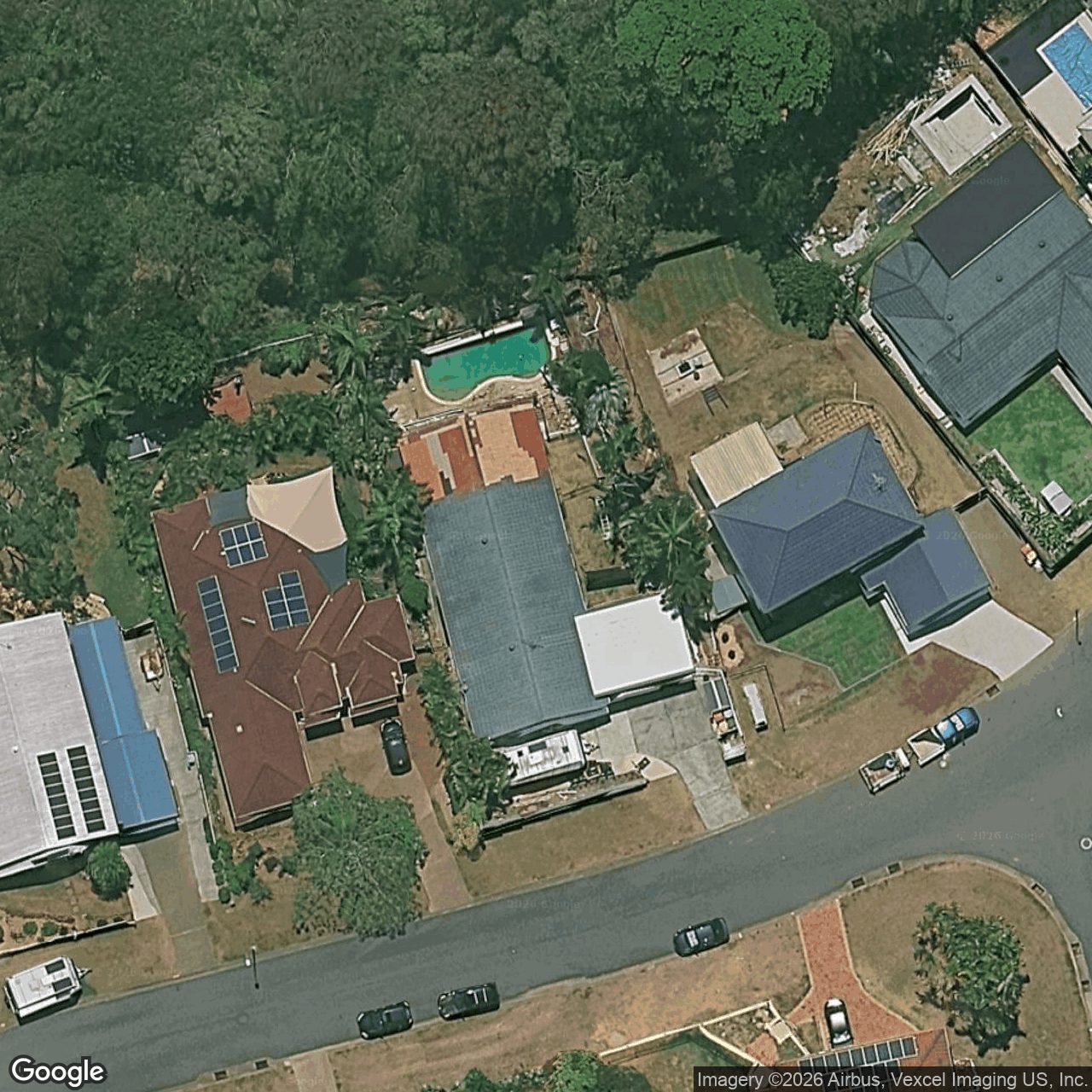 Aerial view of 23 Woolmere Street, Carrara QLD 4211