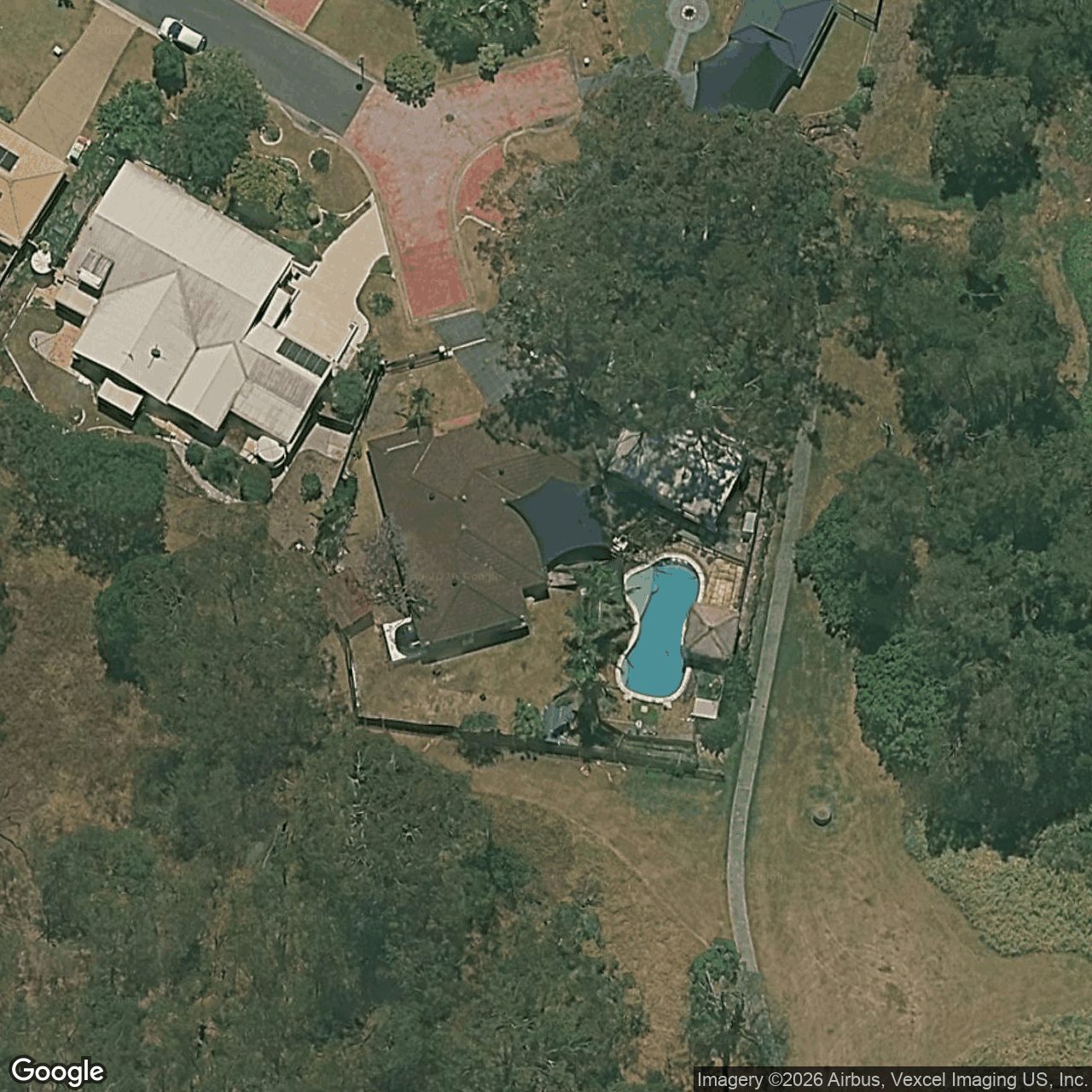 Aerial view of 5 Calliandra Court, Carrara QLD 4211