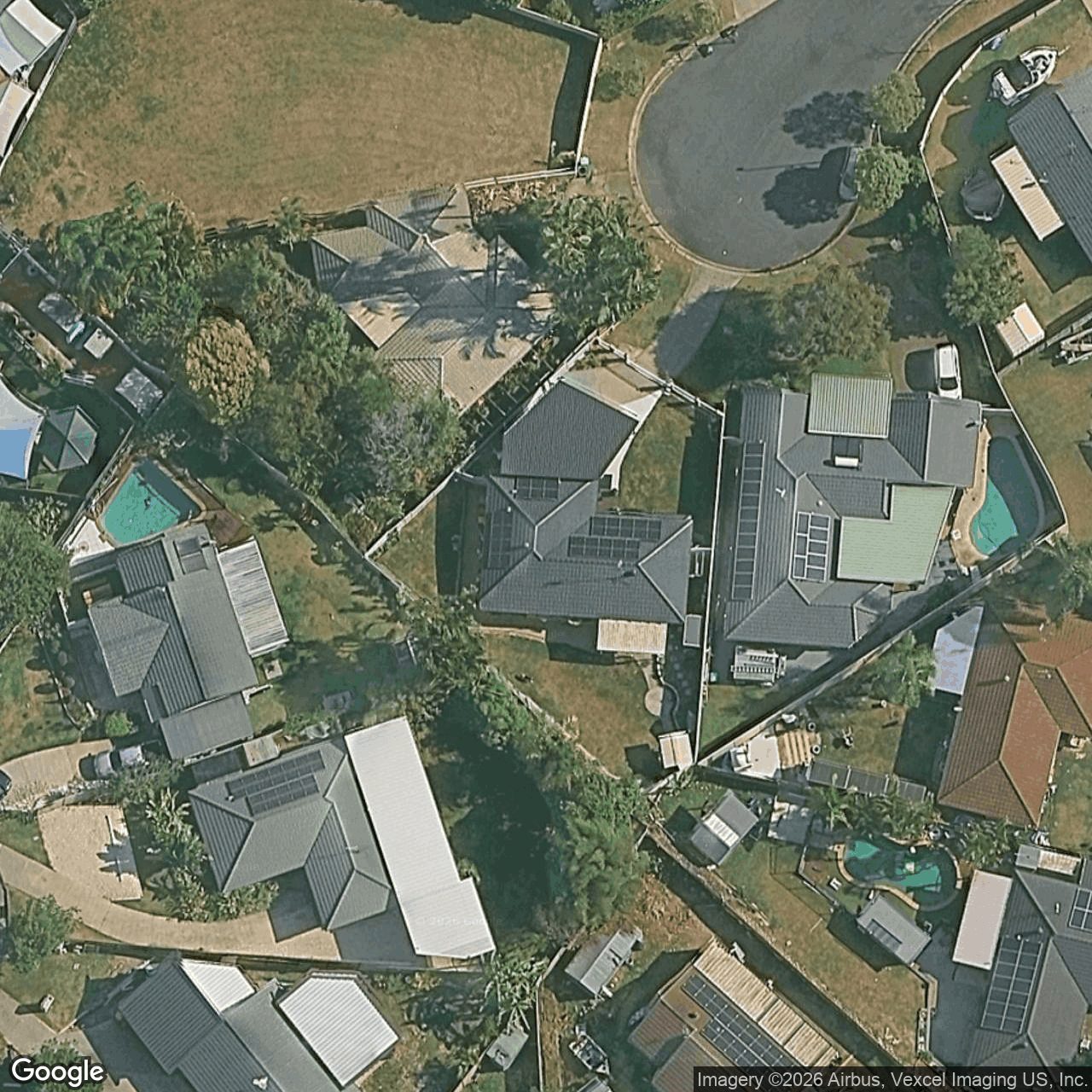 Aerial view of 6 Kenley Court, Carrara QLD 4211