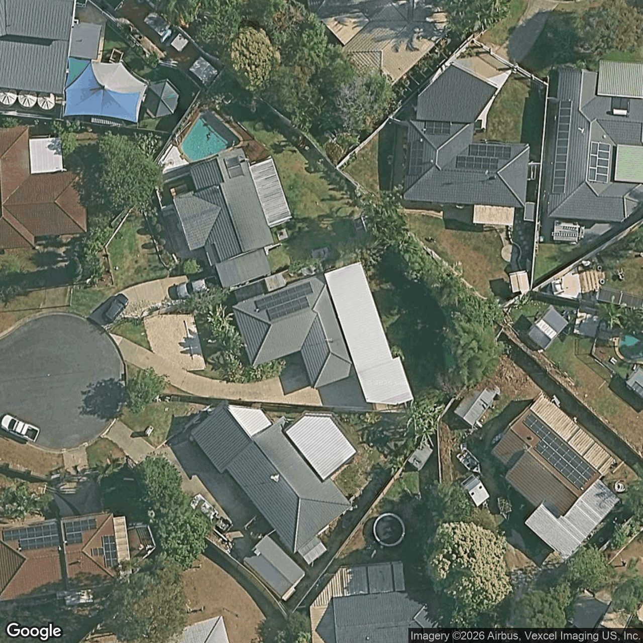 Aerial view of 6 Remount Place, Carrara QLD 4211