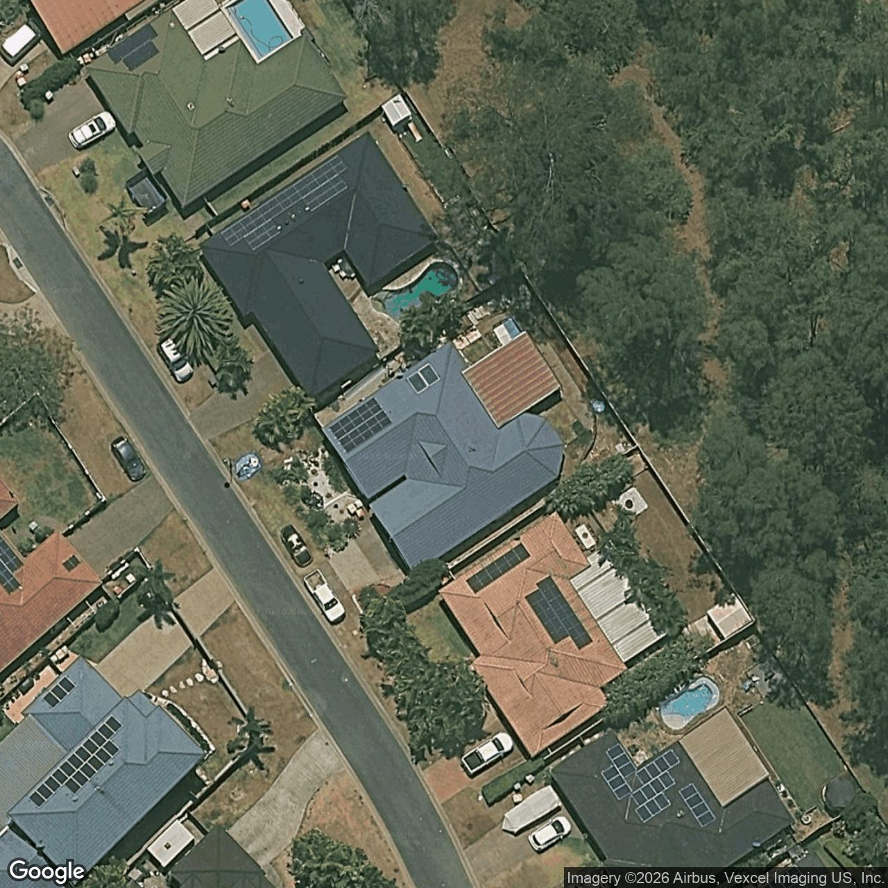 Aerial view of 26 Greenbank Circuit, Carrara QLD 4211