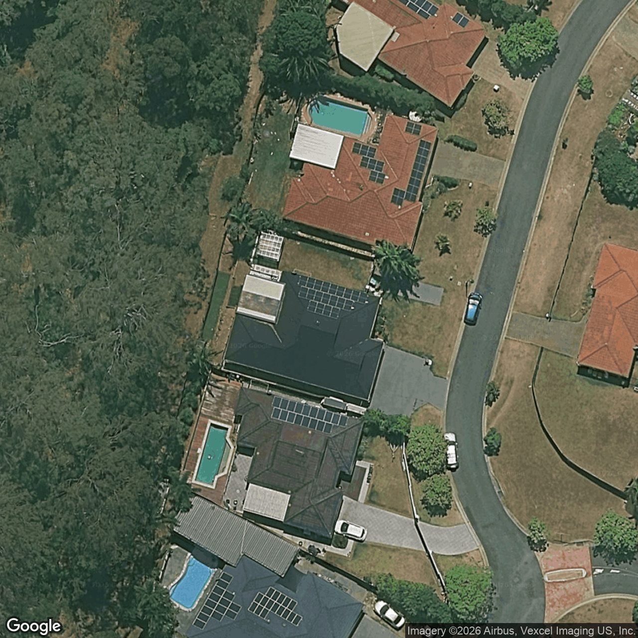 Aerial view of 6 Greenbank Circuit, Carrara QLD 4211