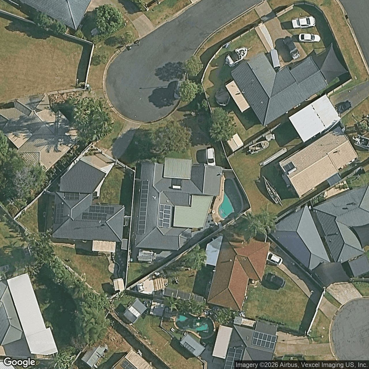 Aerial view of 4 Kenley Court, Carrara QLD 4211