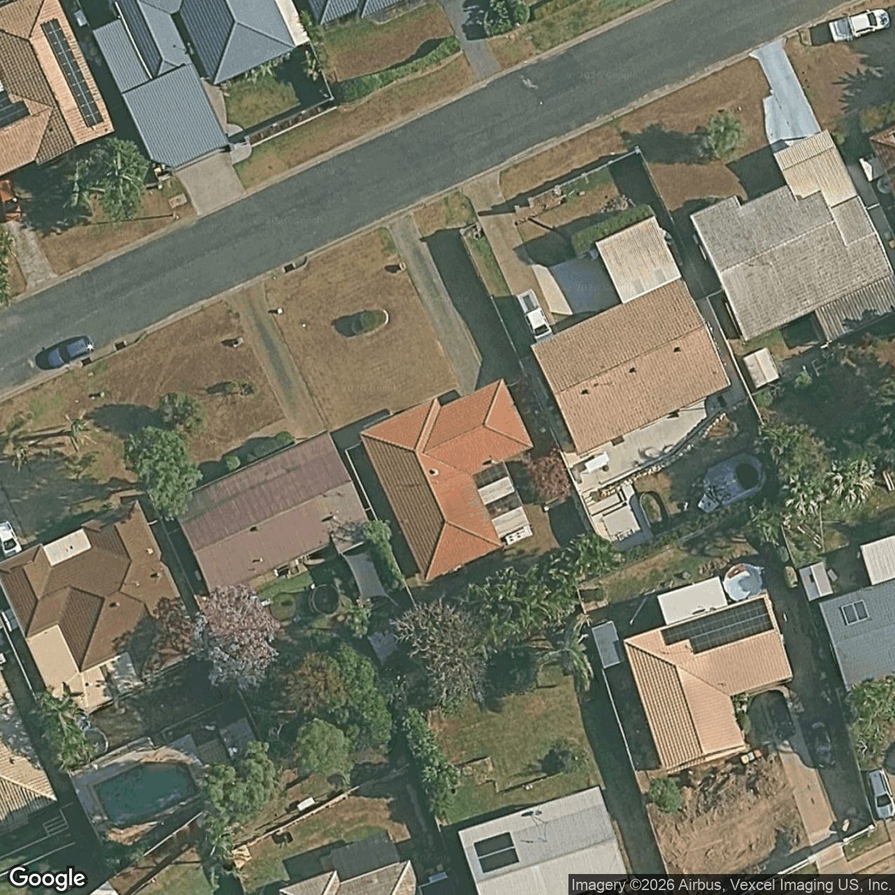 Aerial view of 18 Paul Court, Carrara QLD 4211