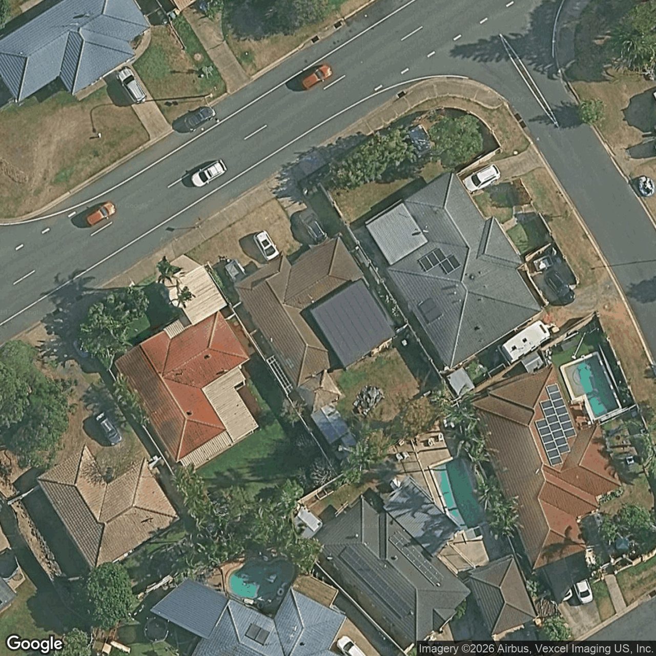 Aerial view of 90 Chisholm Road, Carrara QLD 4211