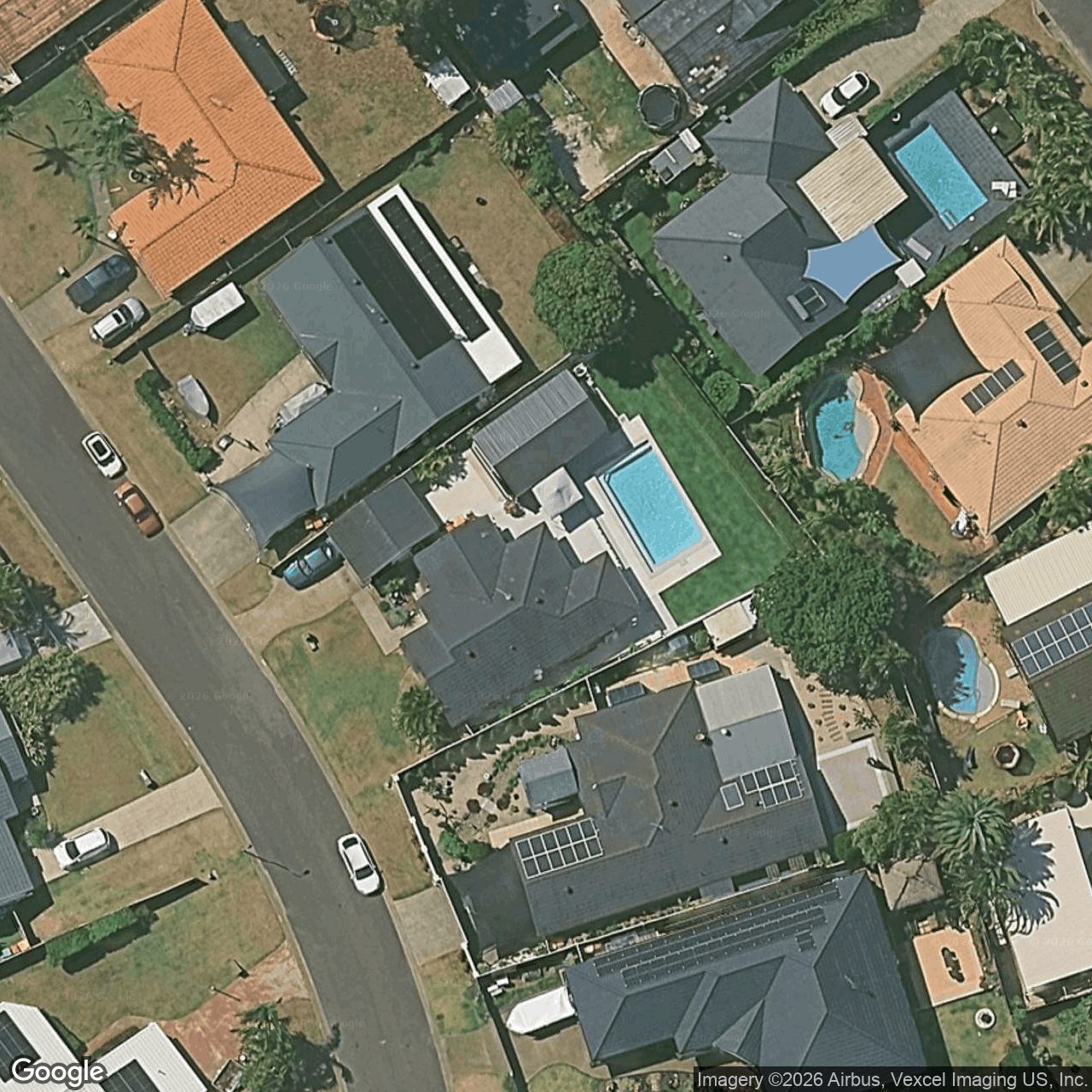 Aerial view of 14 Conadilly Court, Carrara QLD 4211