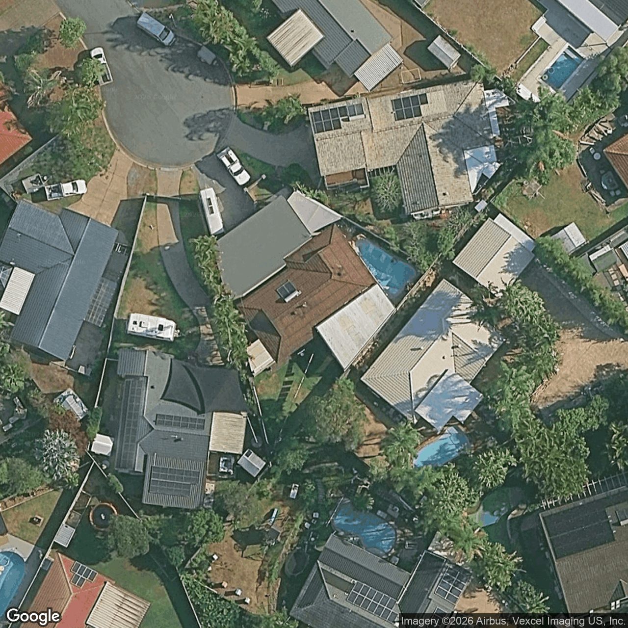 Aerial view of 12 Millswyn Court, Carrara QLD 4211