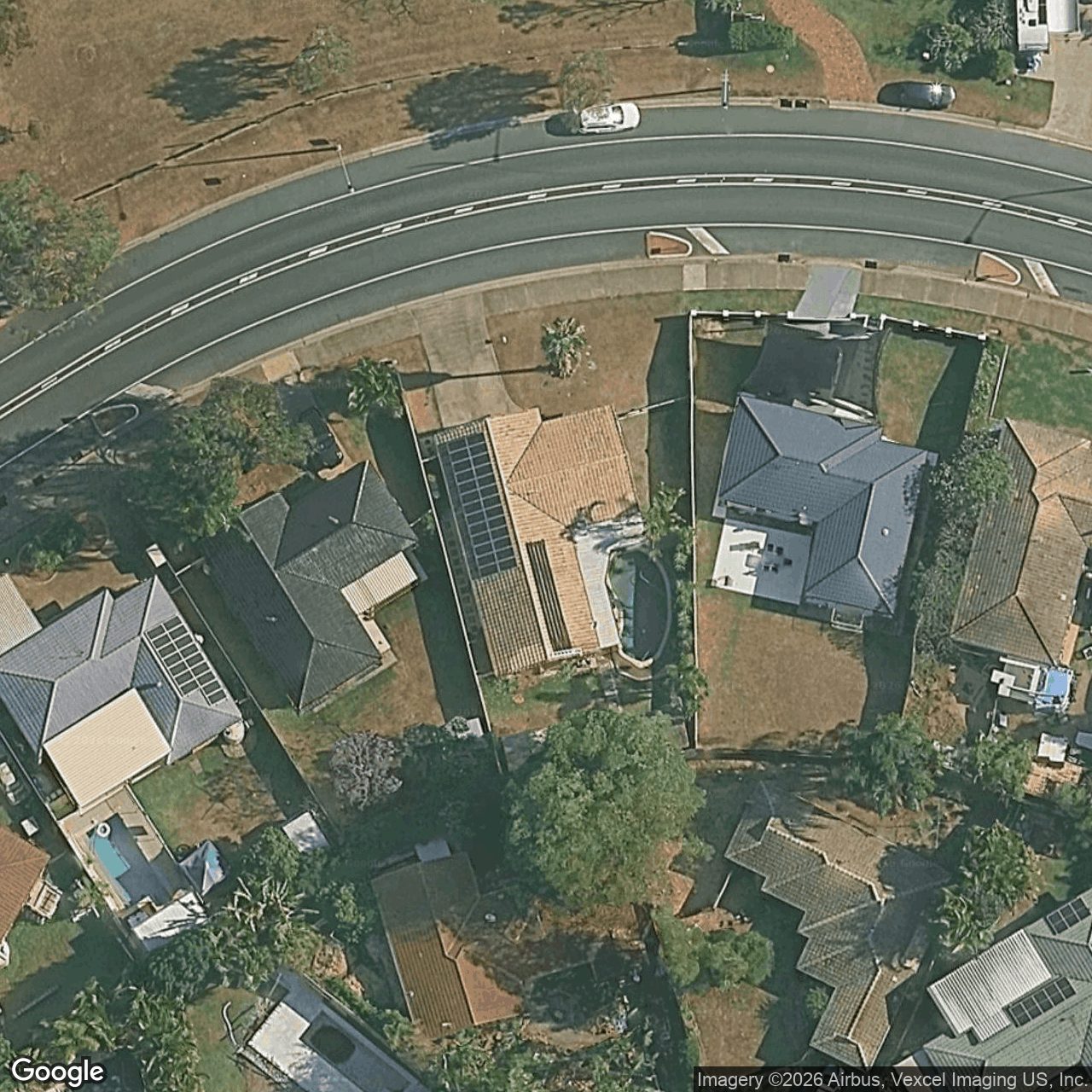 Aerial view of 78 Chisholm Road, Carrara QLD 4211