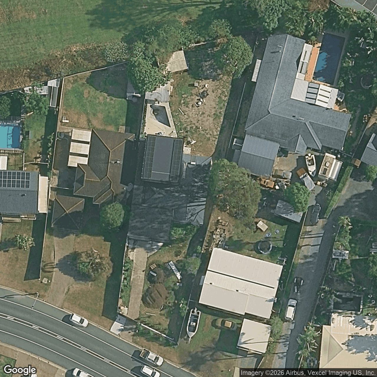 Aerial view of 75 Chisholm Road, Carrara QLD 4211