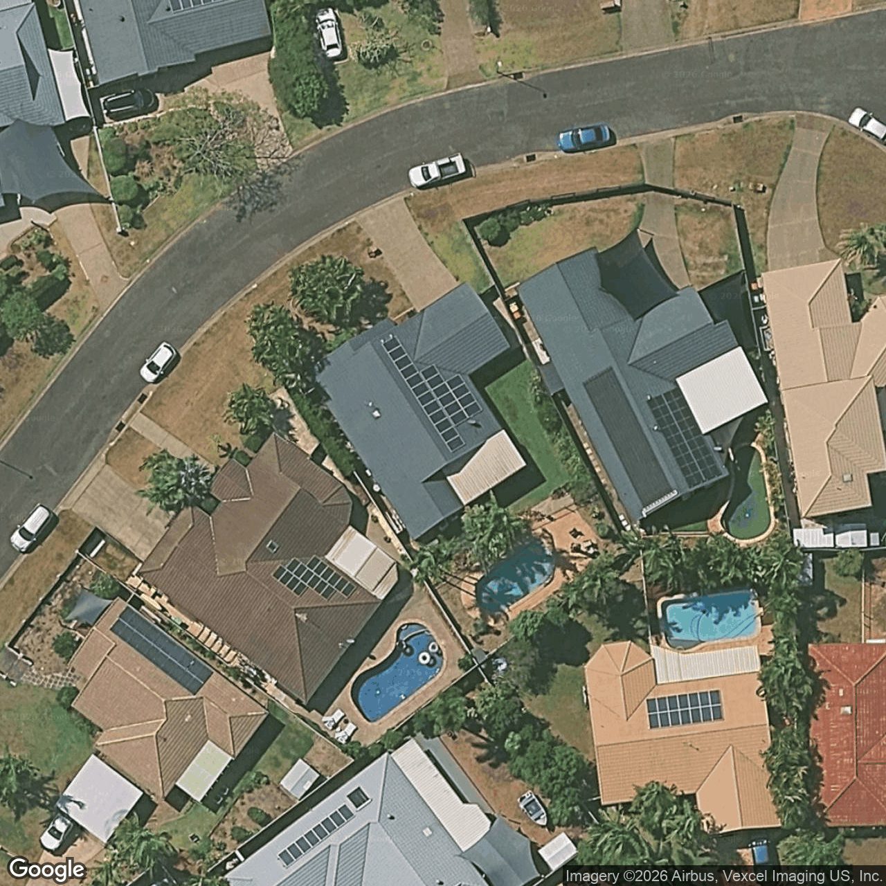 Aerial view of 5 Elsemore Court, Carrara QLD 4211