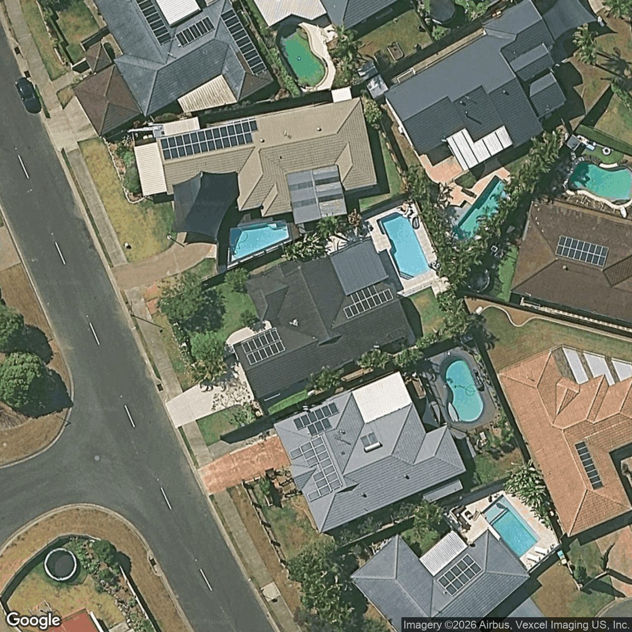 Aerial view of 96 Hickey Way, Carrara QLD 4211