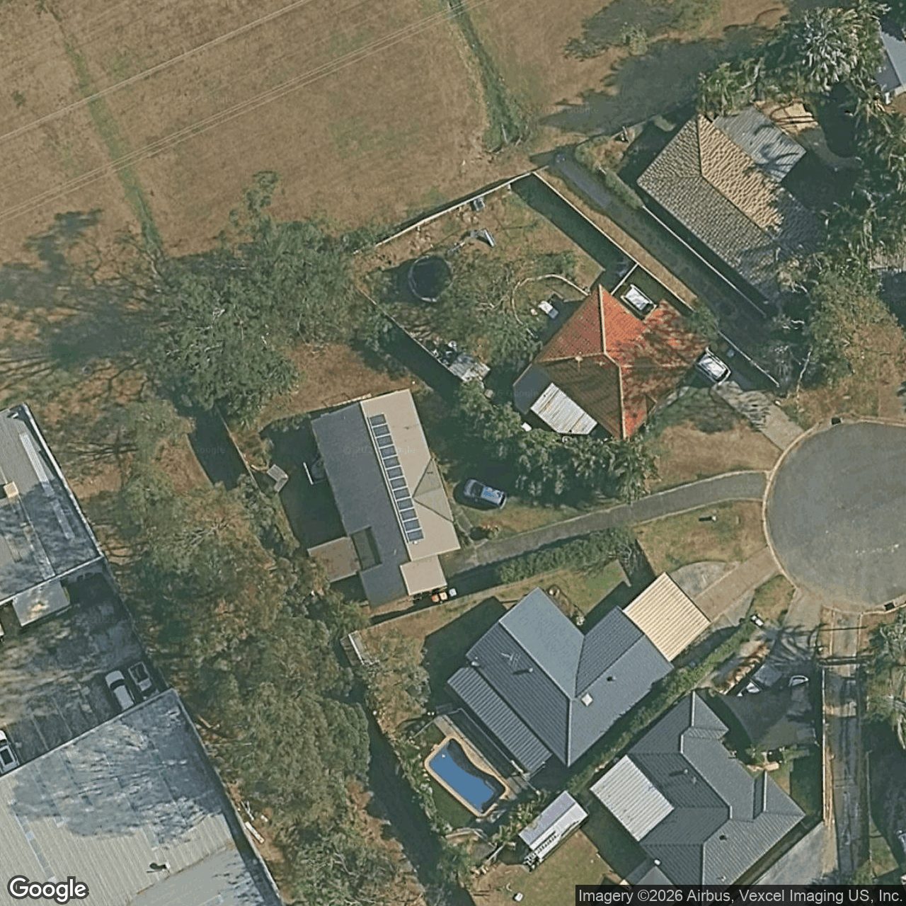 Aerial view of 35 Paul Court, Carrara QLD 4211