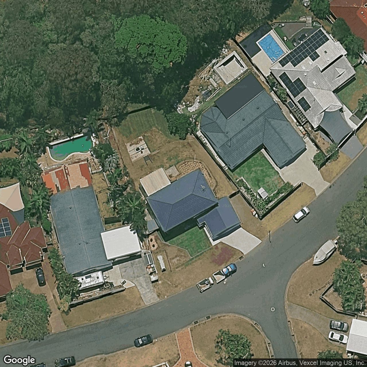 Aerial view of 21 Woolmere Street, Carrara QLD 4211